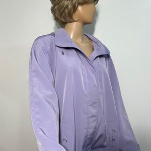 Gallery Petite Large Raincoat with removable hood